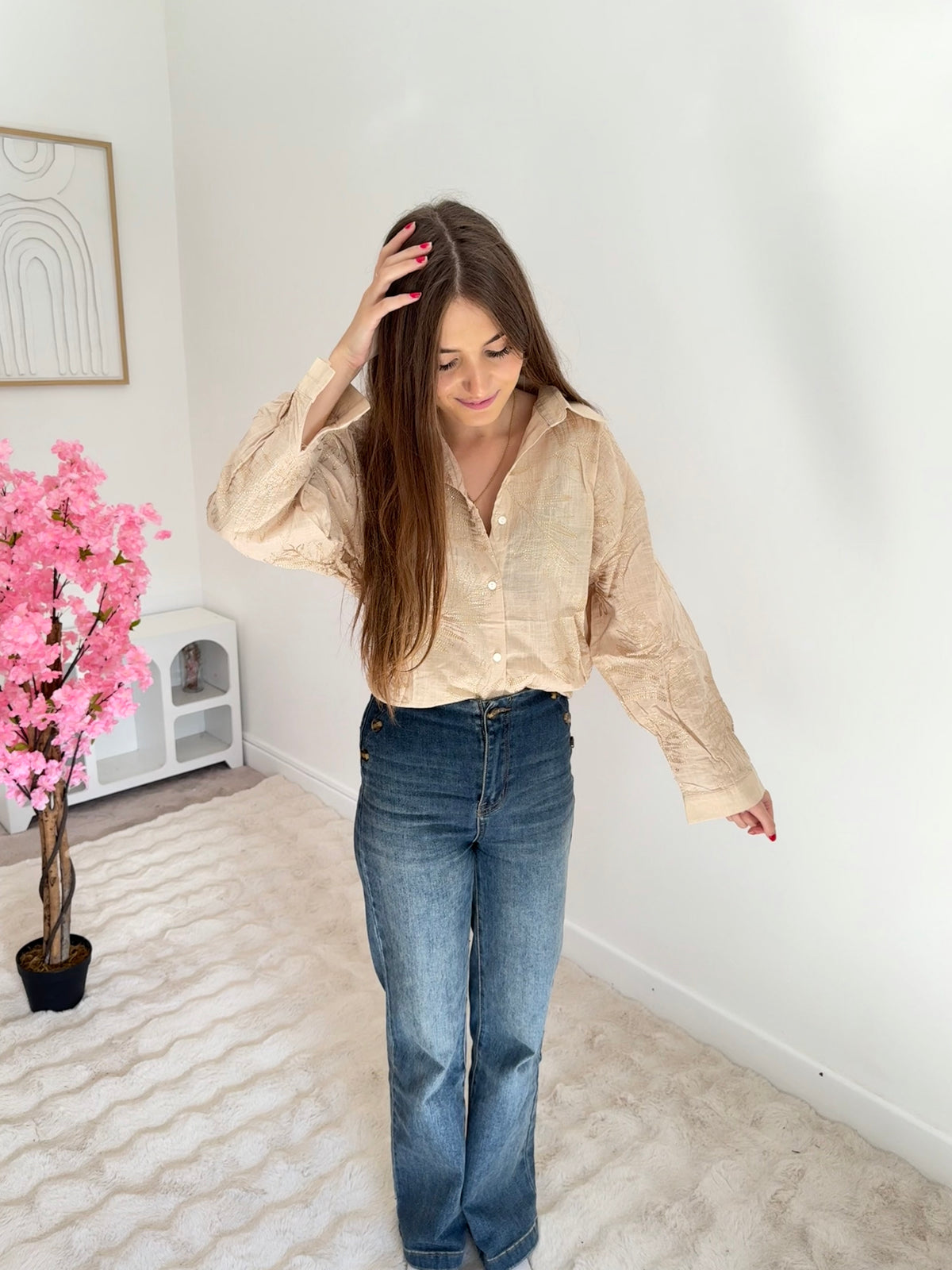 Blouse brillante