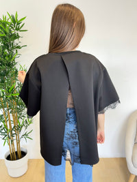T-shirt dos en dentelle