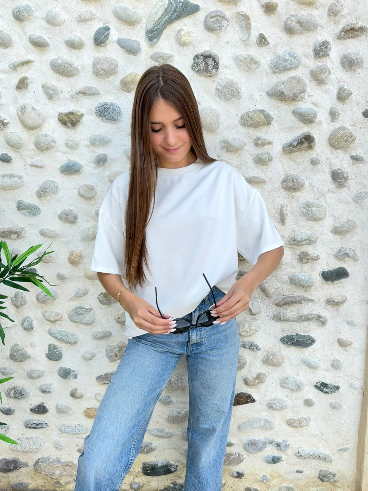 T-Shirt cœur en dentelle