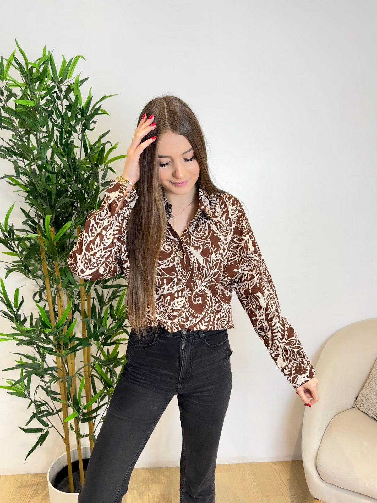 Blouse Choco à motifs