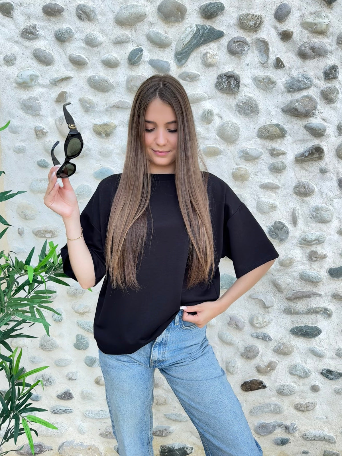 T-Shirt cœur en dentelle
