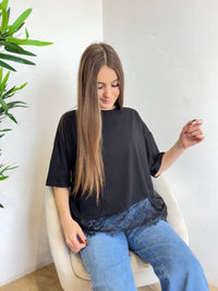 T-shirt en dentelle Tia