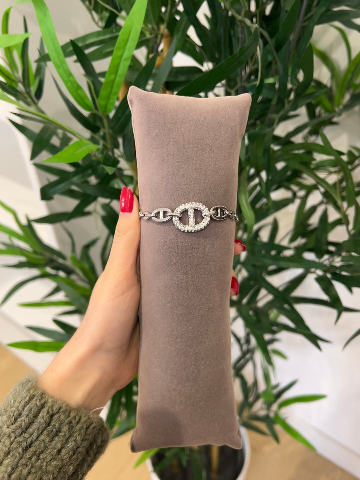 Bracelet grosse maille