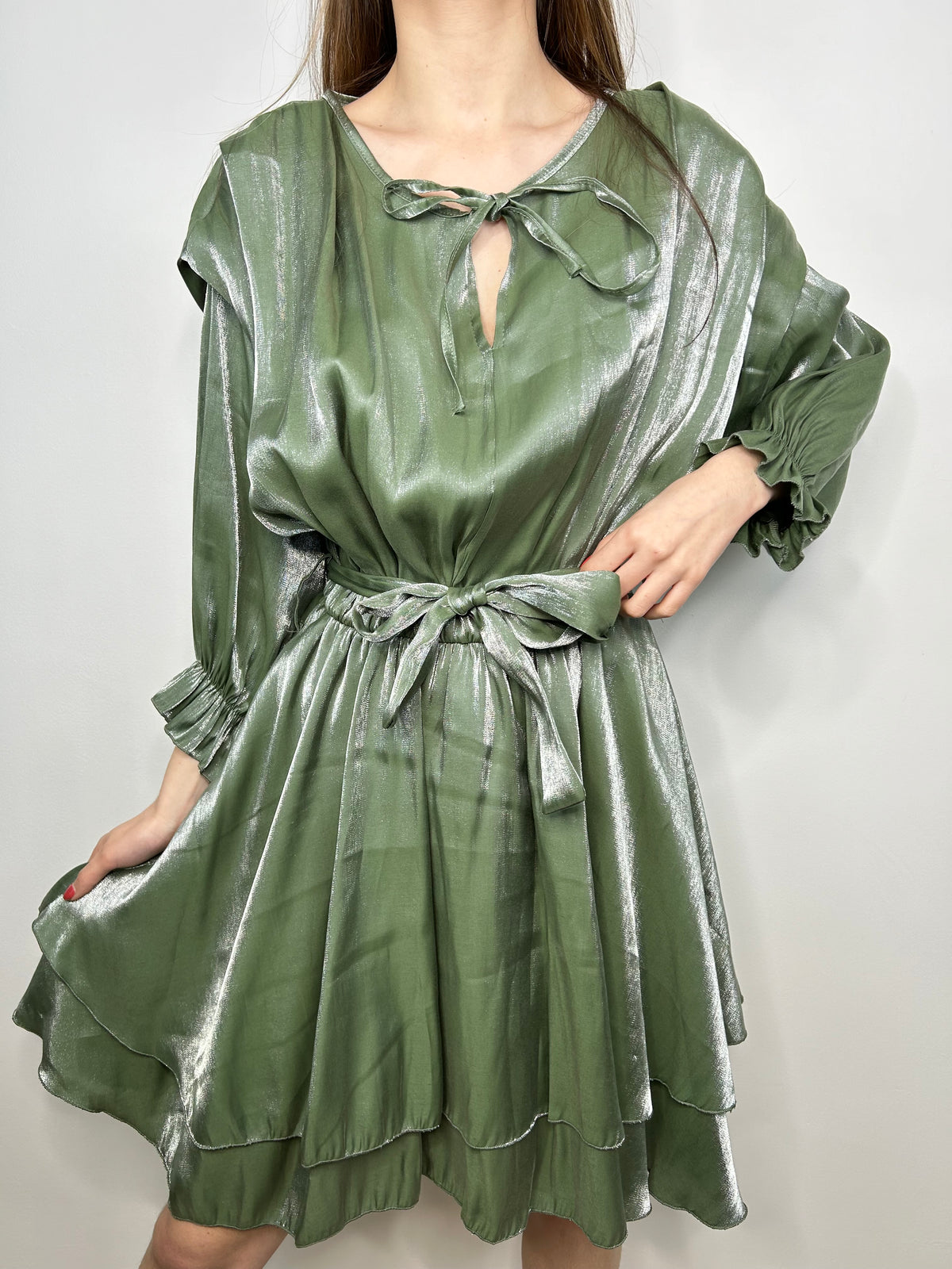 Robe Camille kaki