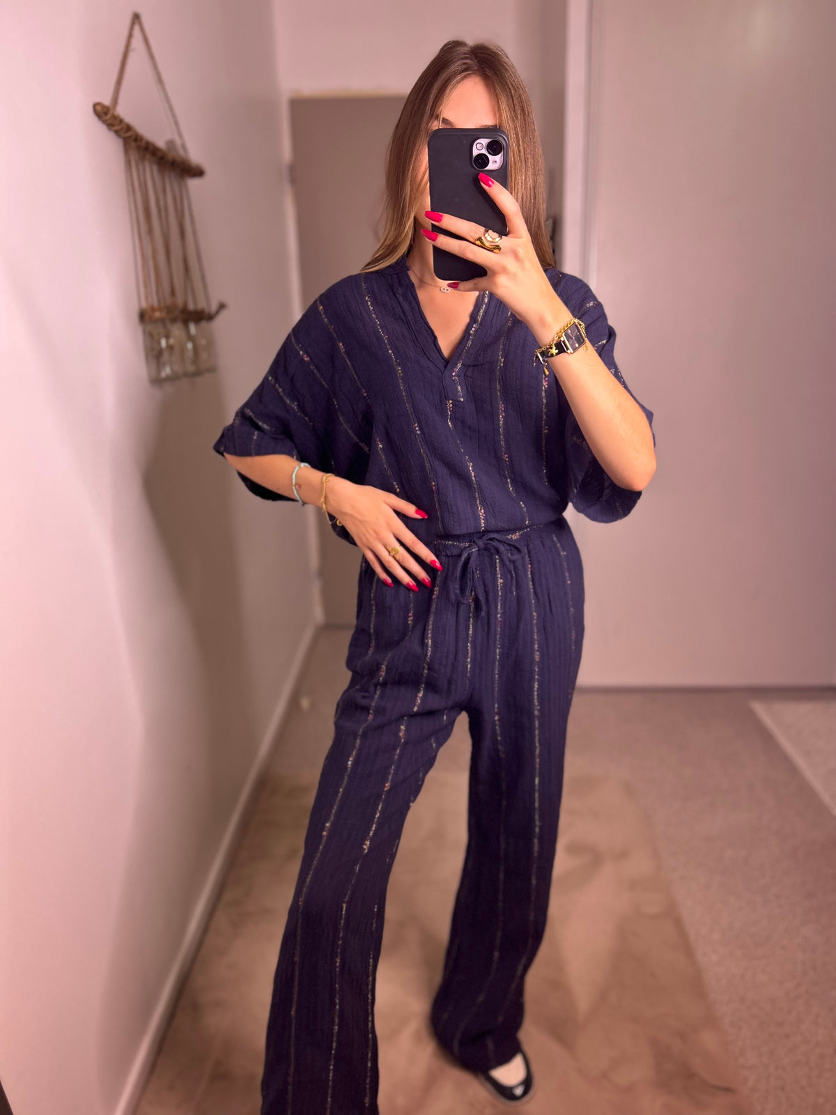Blue Matea Top