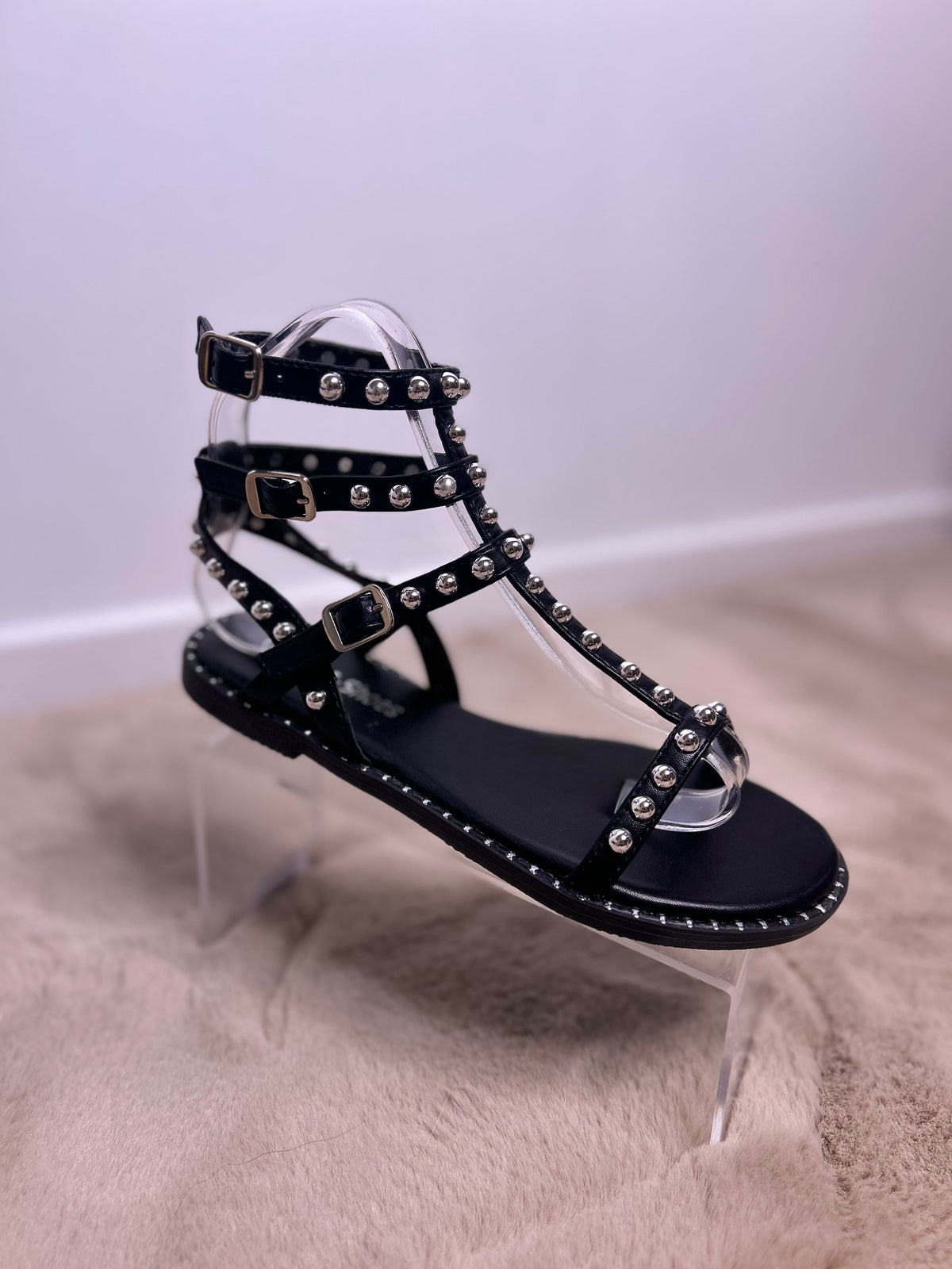 Black Elsa sandals