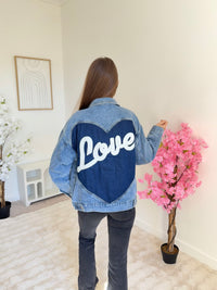 Veste en jeans Love