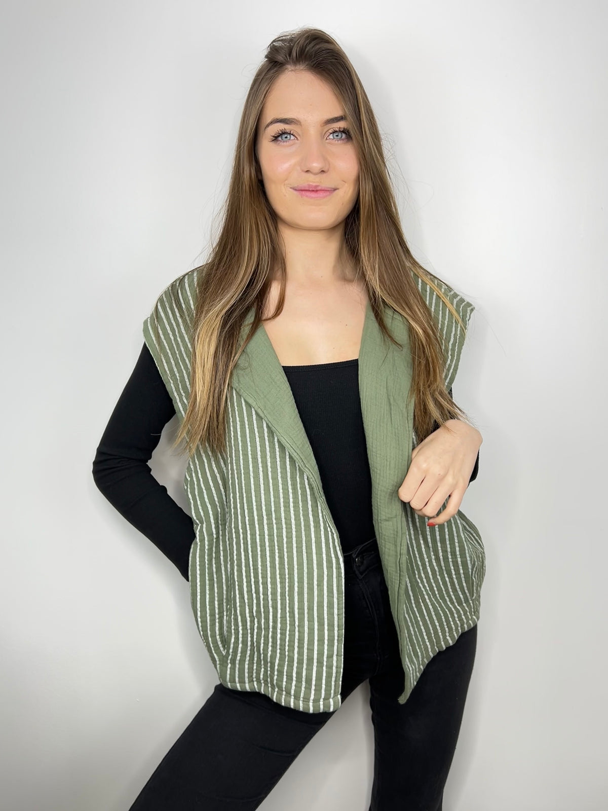 Veste Coralie kaki