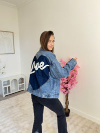 Veste en jeans Love