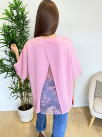 T-shirt dos en dentelle