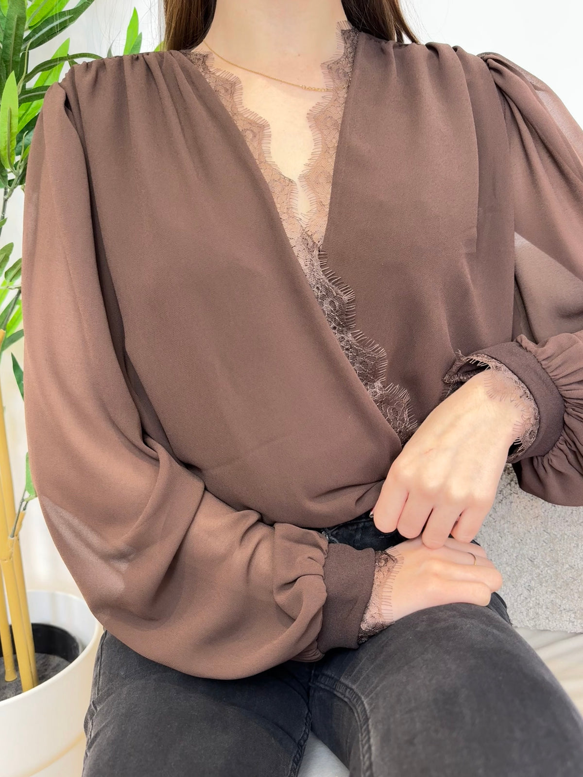 Body Choco en dentelle