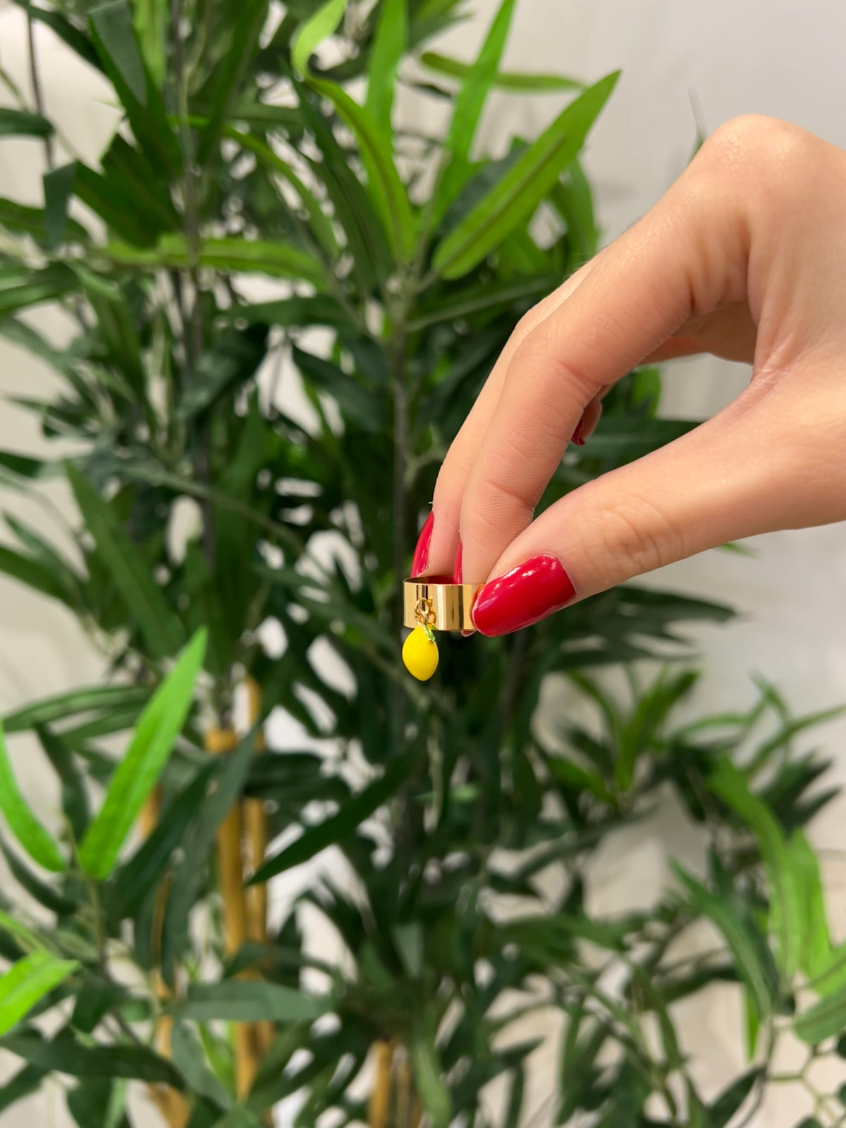 Bague citron modèle unique