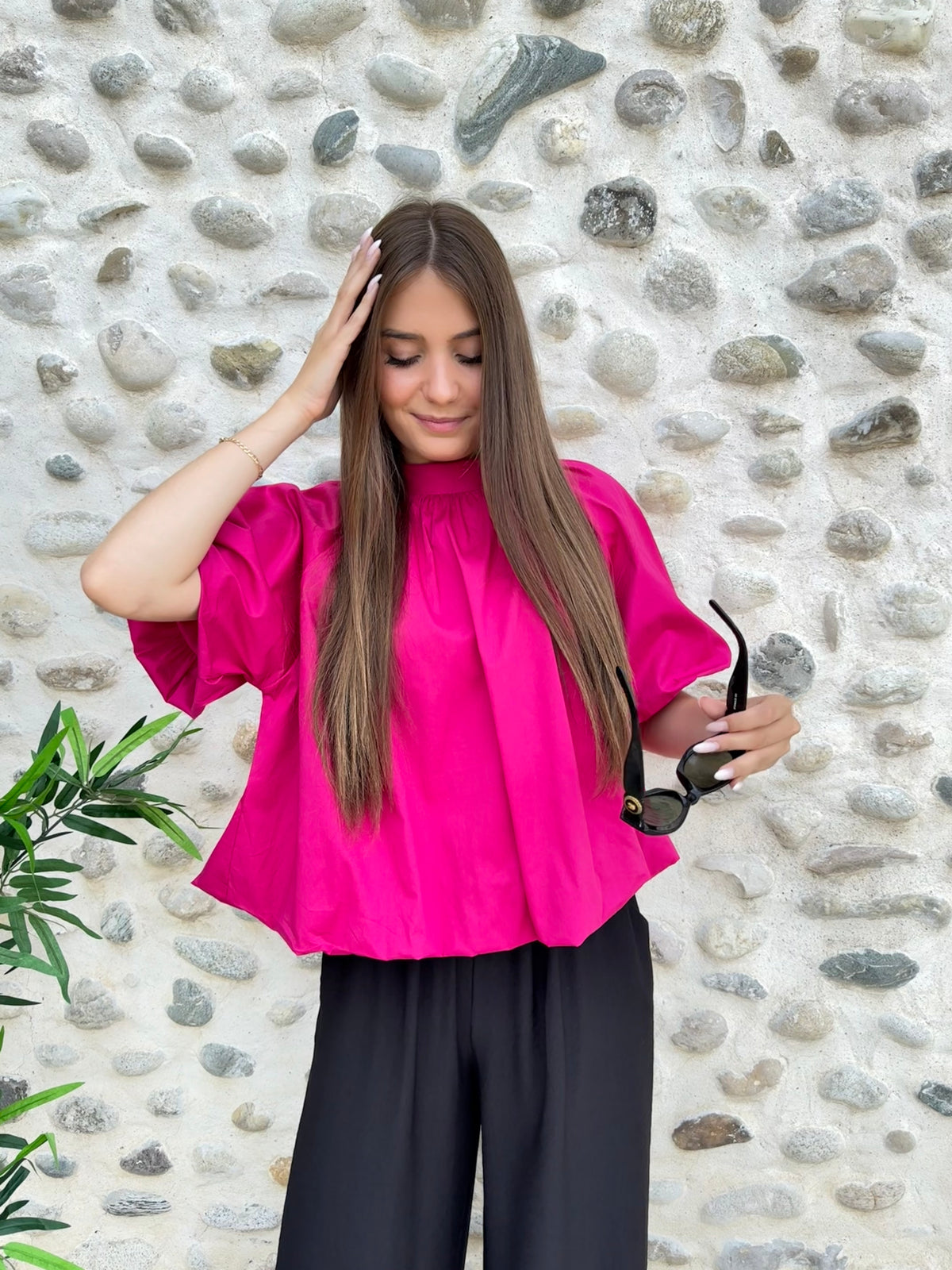 Blouse avec noeud
