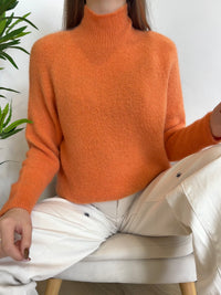 Pull col montant en Alpaga