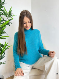 Pull col montant en Alpaga