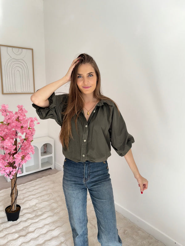 Blouse kaki