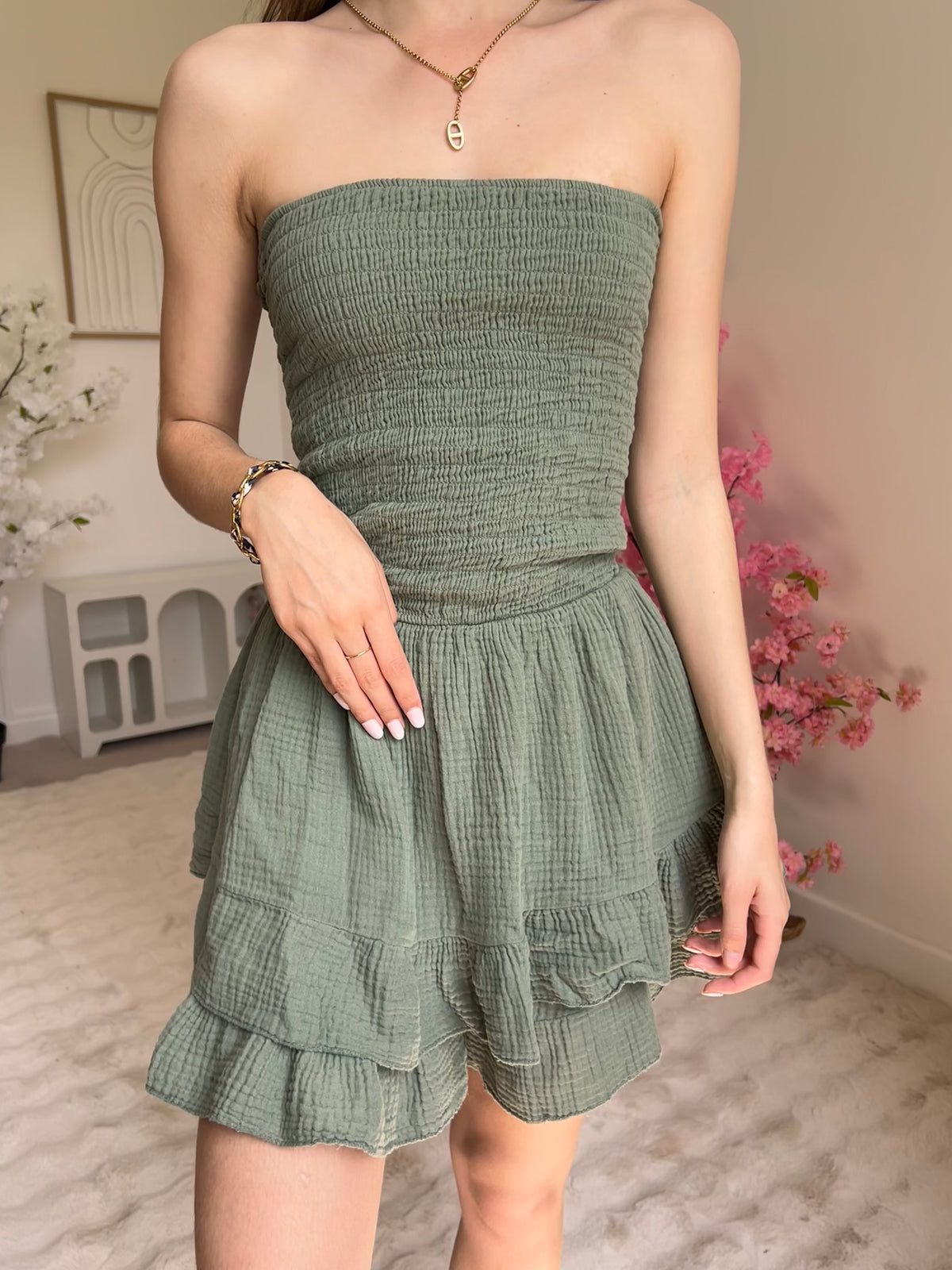 Combi-Short Kaki