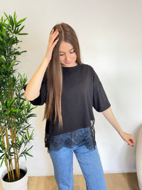 T-shirt en dentelle Tia
