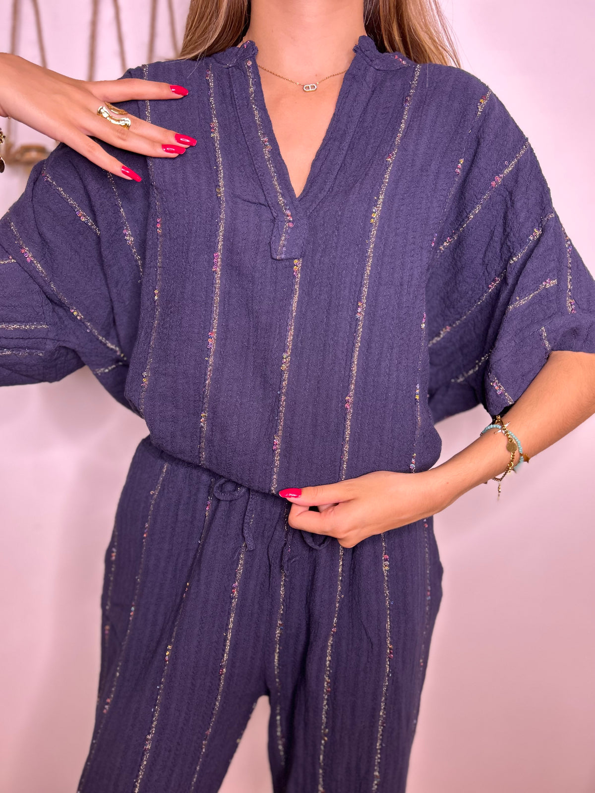 Blue Matea Top