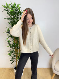 Cardigan écru