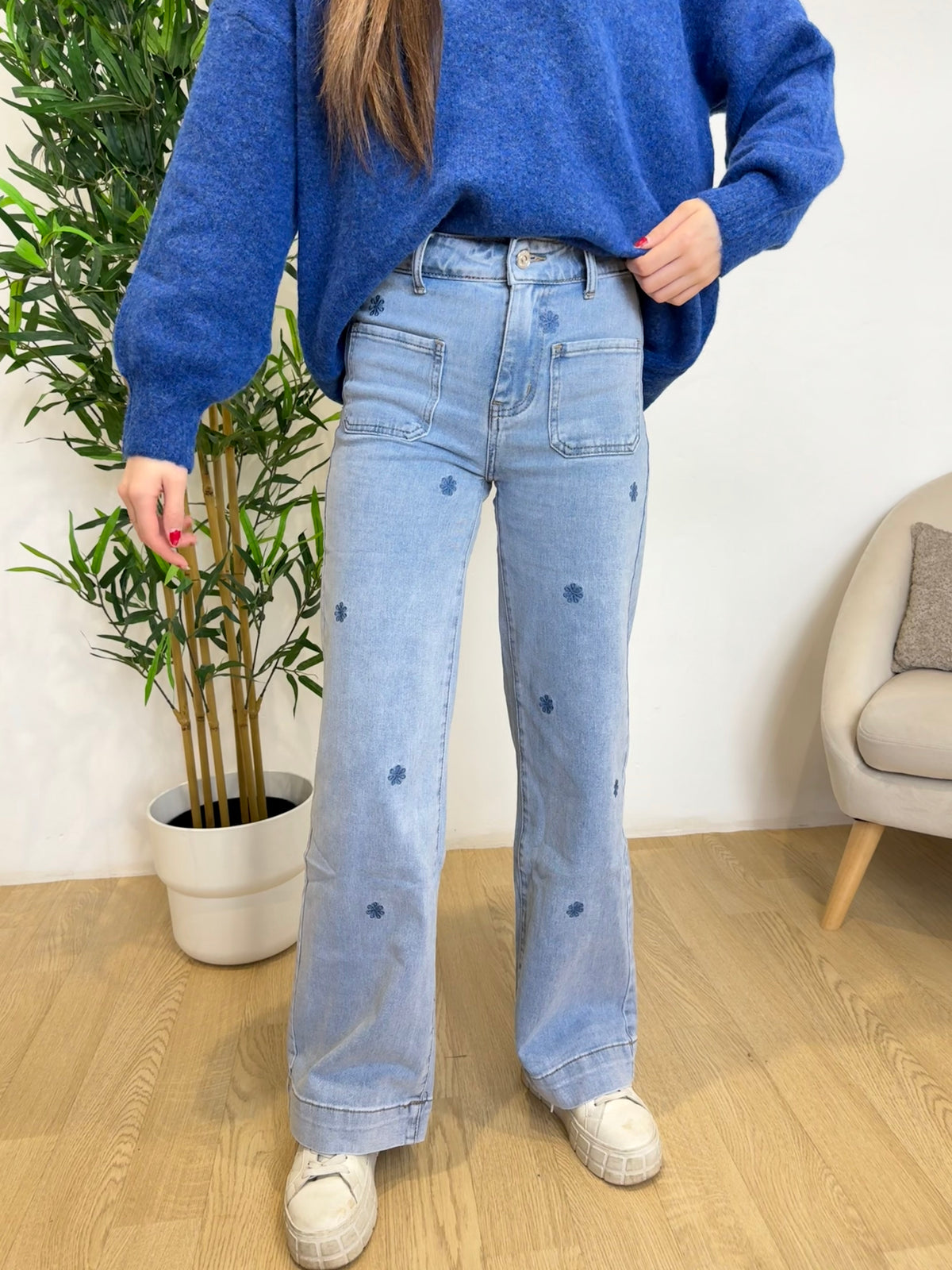 Jeans Flora en Coton
