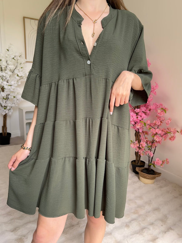 Robe Patineuse Kaki