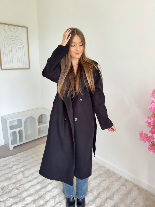 Manteau à capuche Mia