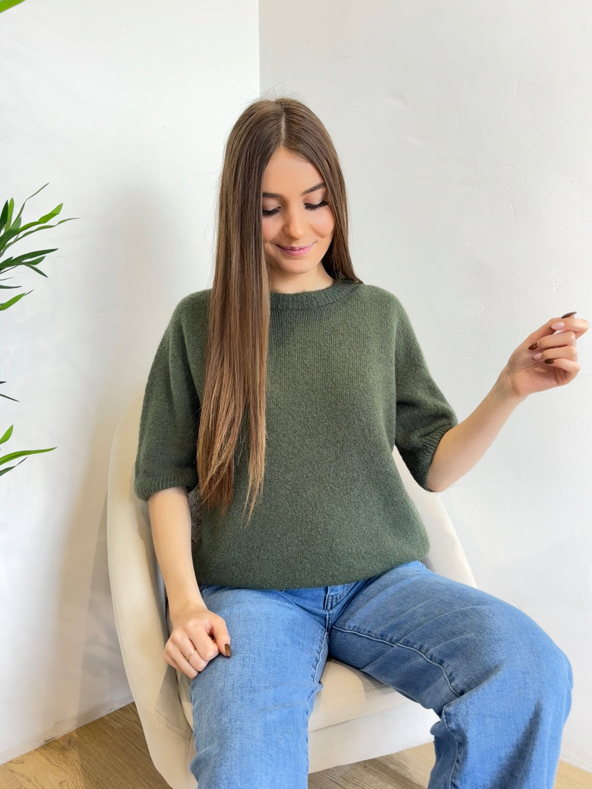 Pull sans manche en alpaga