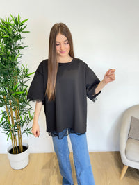 T-shirt dos en dentelle