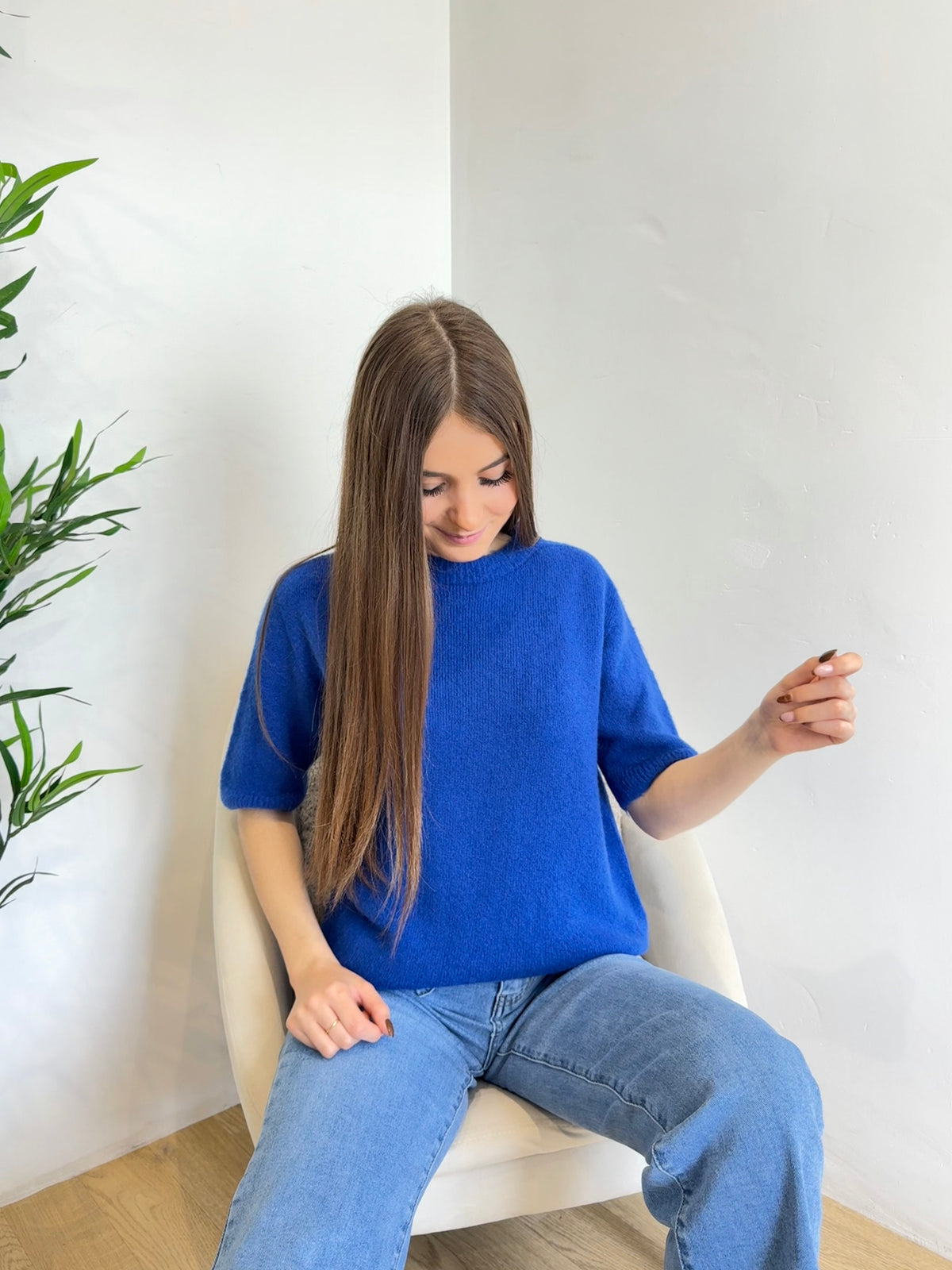 Pull sans manche en alpaga