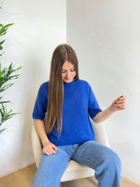 Pull sans manche en alpaga