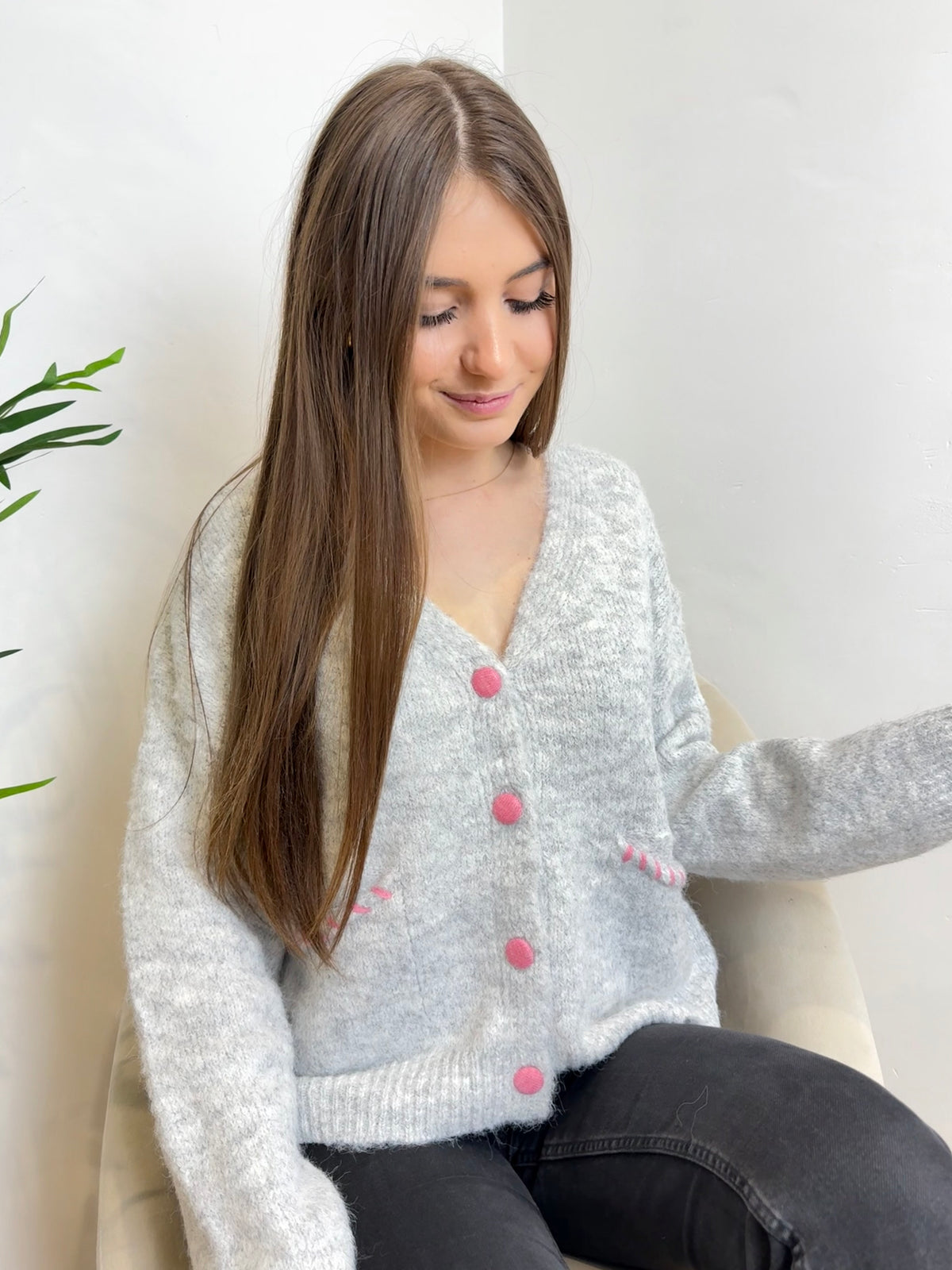 Pull/Gilet Rosa