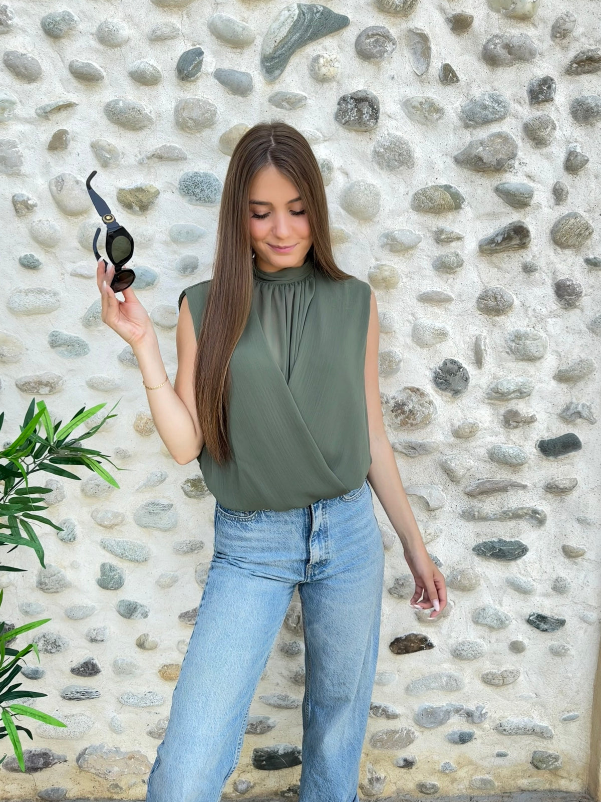 Blouse Kylie kaki