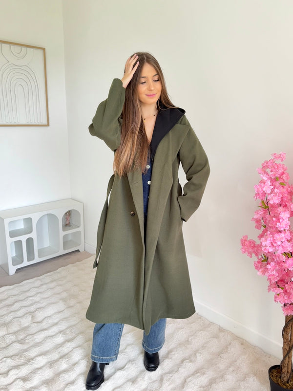 Manteau à capuche Mia Kaki