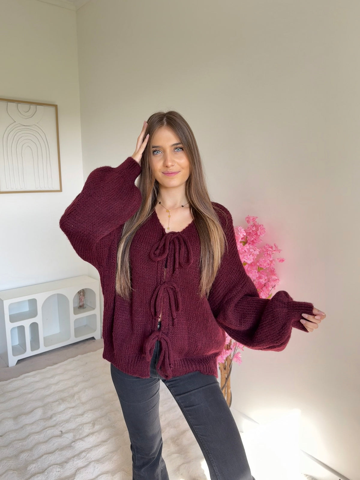 Pull Alya Bordeaux