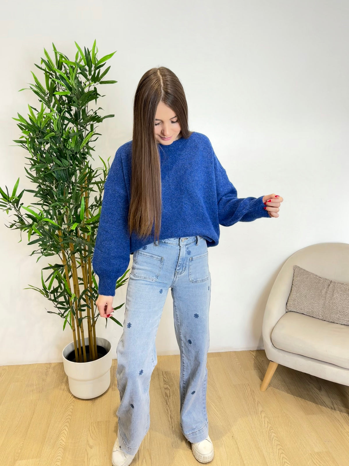 Jeans Flora en Coton