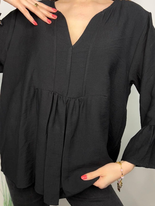 Blouse Lëana Noir