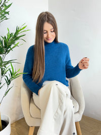 Pull col montant en Alpaga