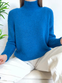 Pull col montant en Alpaga